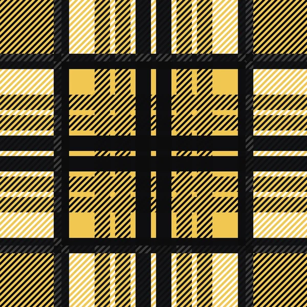 Geruite naadloze tartan patroon. Twill textuur. — Stockvector