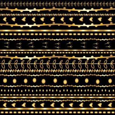 Tuhaf nakış çizgileri ve dikişler elle çizilmiş karalama deseni. Dikişleri, kalpleri, noktaları, dalları, dekorasyon için kuş ayak izleri olan kusursuz doku.