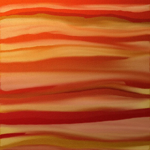 抽象的な秋の背景赤 オレンジの手描き線水彩テクスチャ — ストック写真