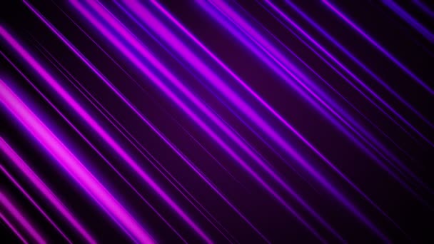Abstract motion background with diagonal purple color stripes and lines. — Stock Video