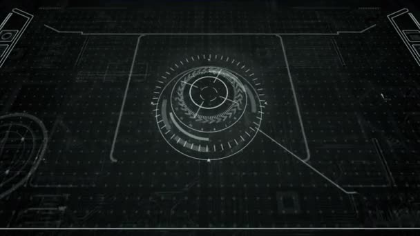 Affichage tête haute 3D Zoom avant de la caméra .