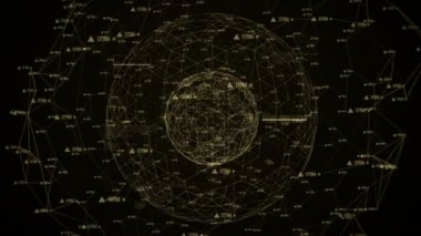 Global dijital iş ağ.