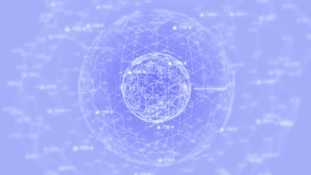 Hologramme de connexion globale .