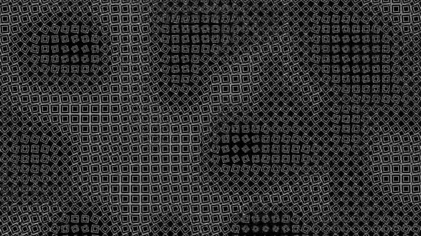 Looping abstrait HUD animation.Technologique géométrique 2D GFX texture transparente modèle et arrière-plan. — Video