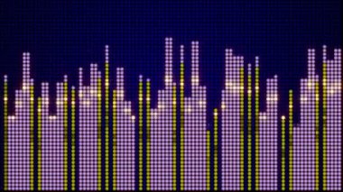 Dengeleyici döngüsü. HUD hologram eşitleyici, kusursuz canlandırma.