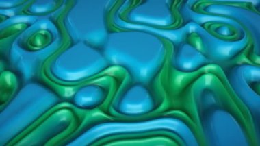 Soyut 3B yer değiştirme canlandırması döngüsü.