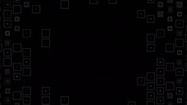 Şok dalgası geçişleri. 3 şekilli dikdörtgen, daire ve canlandırılmış şekil patlaması animasyonları..