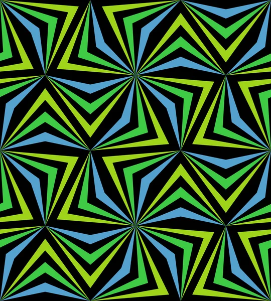 Бесшовный полигональный синий и зеленый узор. Геометрический абстрактный фон — стоковый вектор