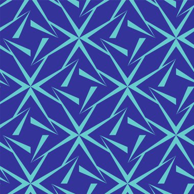  Dikişsiz poligonal mavi desen. Geometrik arka plan