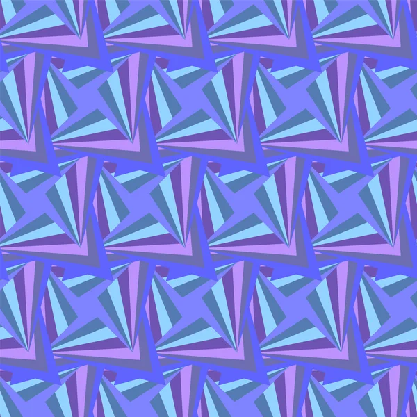 Nahtloses polygonales violettes Muster. geometrischer abstrakter Hintergrund — Stockvektor