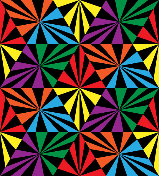 Безшовные радужные полоски. Геометрический узор. Подходит для текстиля, ткани и упаковки
