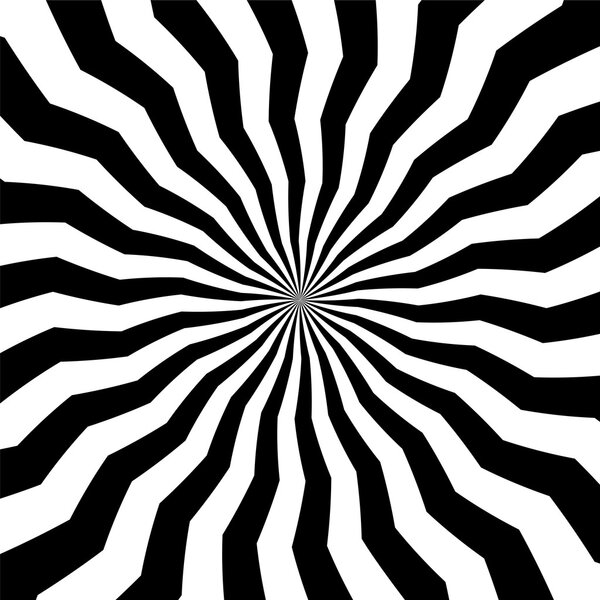 Многоугольные монохромные полосы. Растягивание полос из центра. Геометрическая справка. Подходит для текстиля, ткани и упаковки
