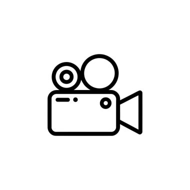 Plak göstergesi olan parlak siyah bir kamera simgesi