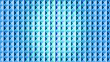 Sakinleştirici desen yavaş hareket eder, mavi şekilli soyut bir görünüm yaratır..