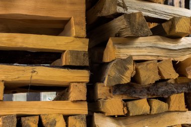 Yakacak odun, fırın, şömine ve yangın çukur açık havada ateş için çam odun yarmak