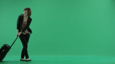 kadın yakaladığında ağır bir çanta