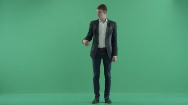 işadamı ve tutan bir şey yok eder