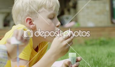 blowing Bubbles kids