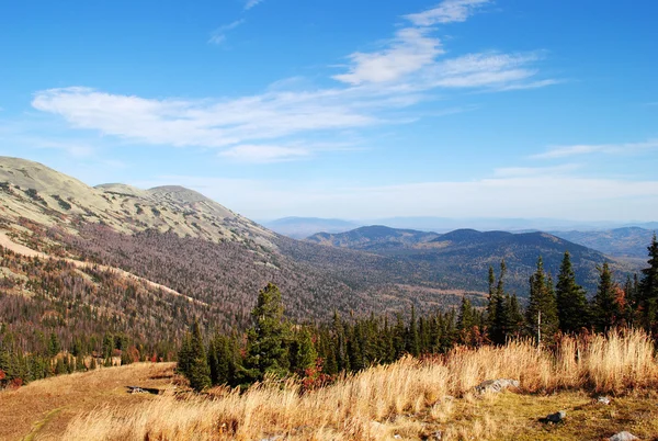 Sonbahar Sheregesh görünümünü