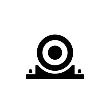 taşıyıcı simgesi izole işareti çizimi