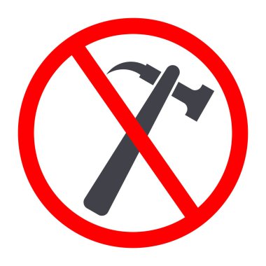 Hummer ikonunu durdur. Beyazda hummer işareti yok. Vektör