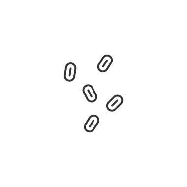 Maya ana hatlı vektör simgesi. İnce çizgi siyah maya simgesi, düz vektör basit element çizimi