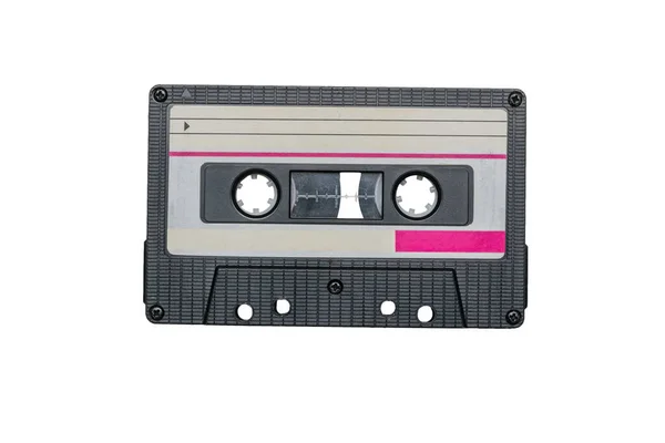 Retro Cassette Tape Recorder Stylish Design Isolated White Background Retro — Stock Photo, Image