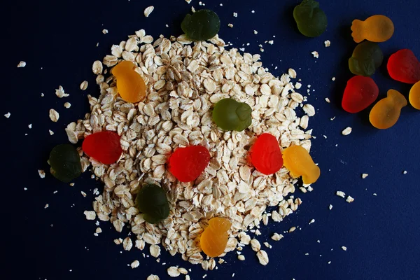 Sweets, şeker ile yulaf ezmesi
