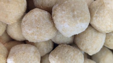 Açık Renkli Gıda Pufları Yığını