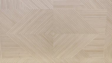 Açık Bej Kabartmalı Geometrik Çizgili Yüzey