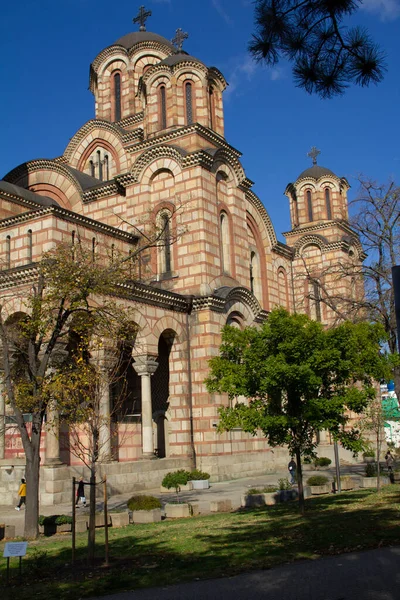 St. Mark 'ın Tasmajdan üzerine inşa ettiği büyük ve güzel anıtsal kilise. Başpiskopos Alman ve İmparator Dusan kiliseye gömüldü.