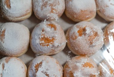 pudra şekerli donut paketleme