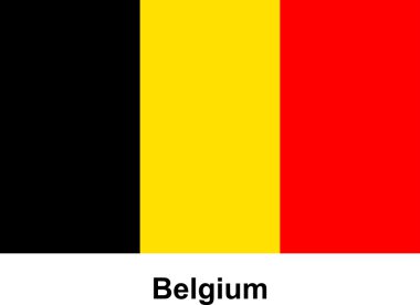 Vektör görüntü Belçika bayrağı