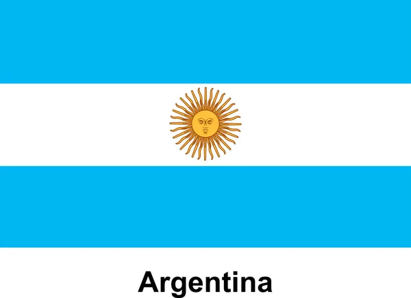 Vektör görüntü Arjantin bayrağı