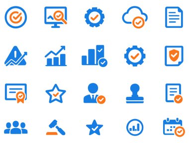 Çeşitli simgeler sertifika başarısını temsil ediyor insan kaynakları yasal uyum ve veri raporlama. Semboller arasında bulut sertifikalı belgeler, yükselen istatistik takımı yönetimi ve hukuki süreçler için tokmak yer alıyor. İş başkanları için ideal