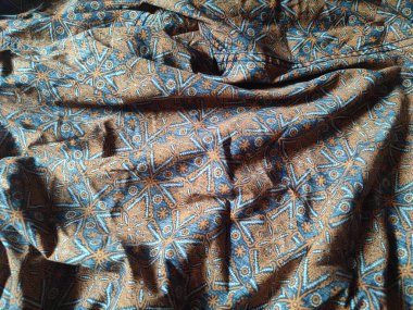 şekil, doku, kırışık geometrik batik kumaşın arka planı