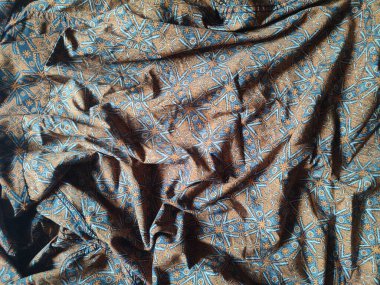 şekil, doku, kırışık geometrik batik kumaşın arka planı