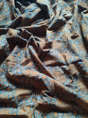 şekil, doku, kırışık geometrik batik kumaşın arka planı