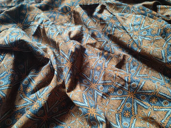 şekil, doku, kırışık geometrik batik kumaşın arka planı