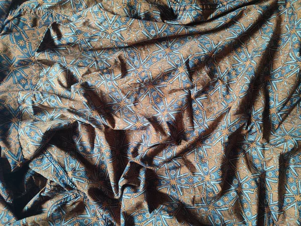 şekil, doku, kırışık geometrik batik kumaşın arka planı