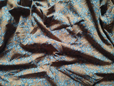 şekil, doku, kırışık geometrik batik kumaşın arka planı