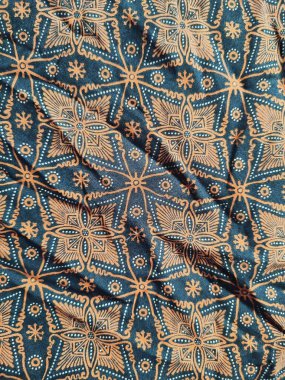 şekil, doku, kırışık geometrik batik kumaşın arka planı