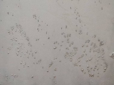 Desen, doku, beyaz duvar arkaplanı soyuluyor, kirli, çatlak ve hasarlı