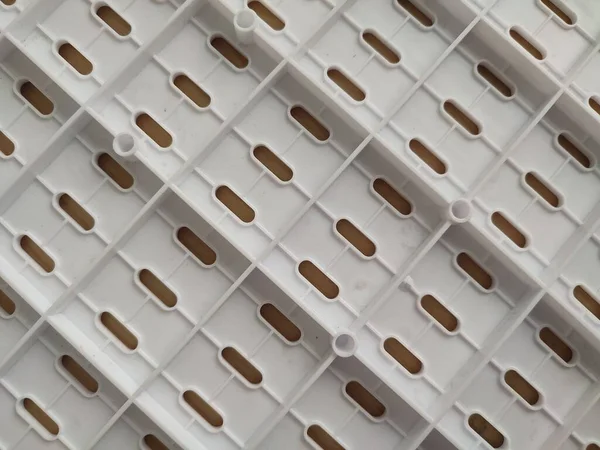 beyaz plastik delikli panel deseni ve arkaplan