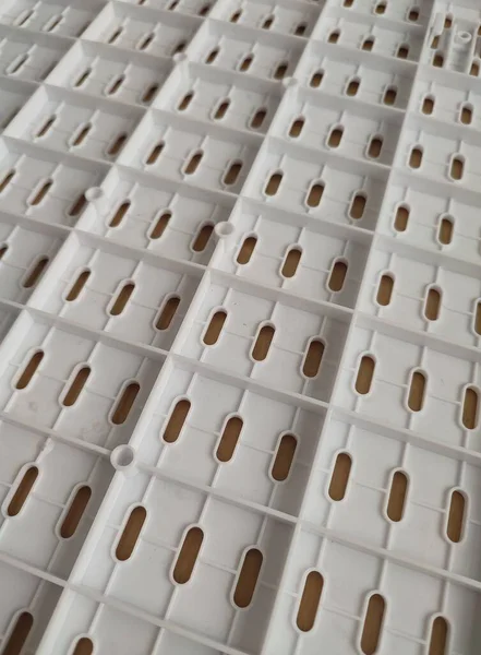 beyaz plastik delikli panel deseni ve arkaplan