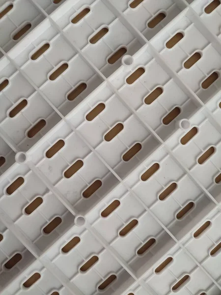 beyaz plastik delikli panel deseni ve arkaplan