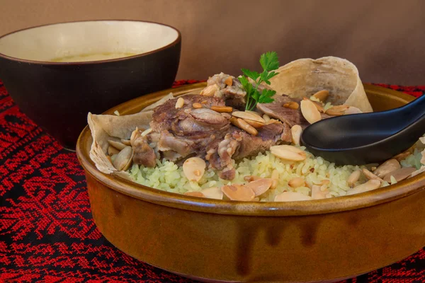 Mansaf & Jameed dish — Stock Photo, Image