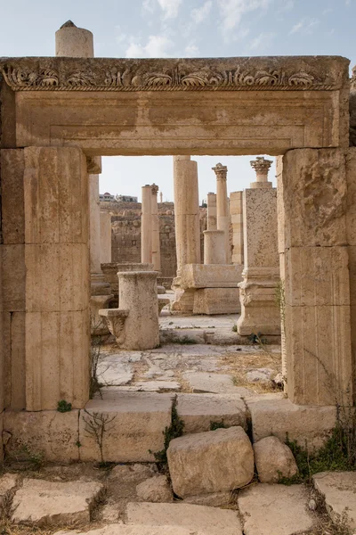 Jerash La ciudad romana - Mercado Viejo — Foto de Stock