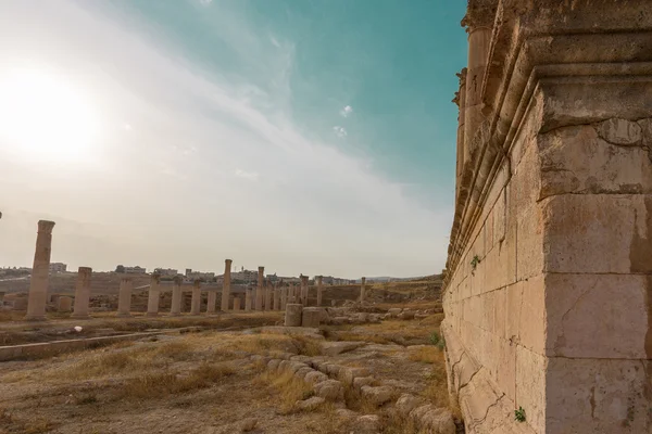 Jerash La ciudad romana La Arena — Foto de Stock