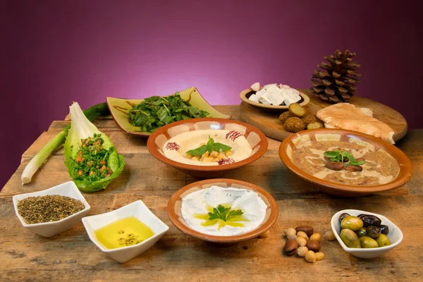 Arapça gıda sağlıklı koleksiyonu — Stok fotoğraf